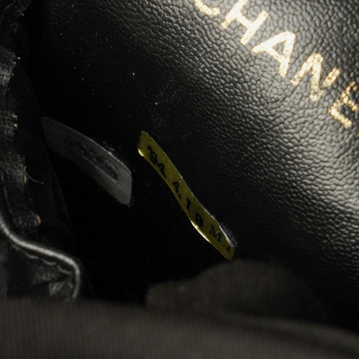 Chanel Vanity Case aus schwarzem Leder