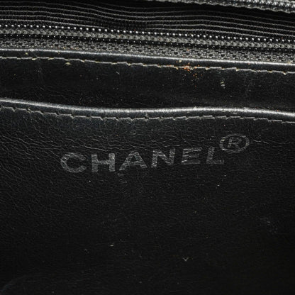 Chanel Coco ID Kettentasche aus schwarzem gestepptem Canvas