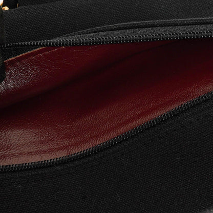 Chanel Double Flap Tasche in Schwarz gesteppt