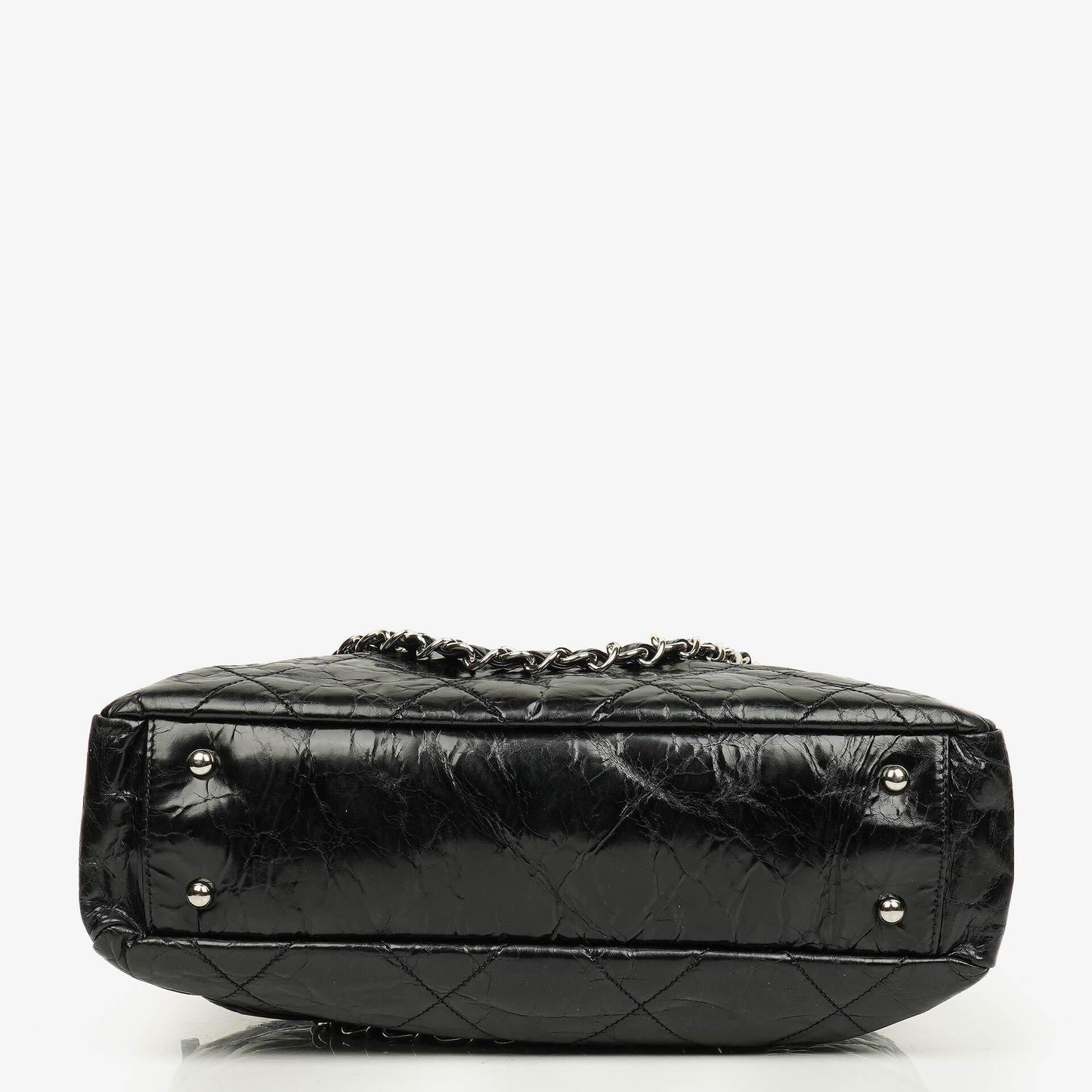 Chanel Portobello Tote Bag aus schwarzem gestepptem glasiertem Kalbsleder und Tweed