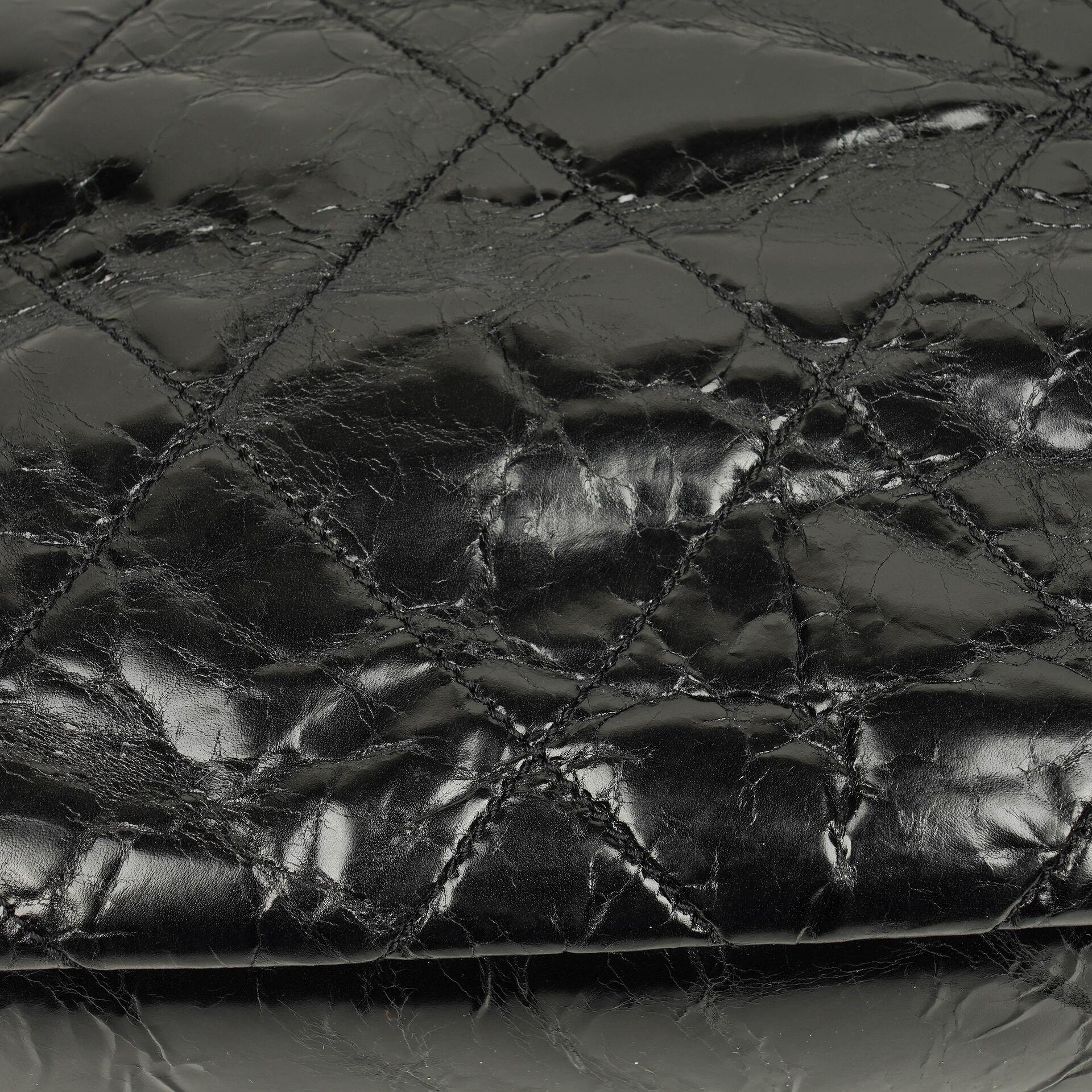 Chanel Portobello Tote Bag aus schwarzem gestepptem glasiertem Kalbsleder und Tweed