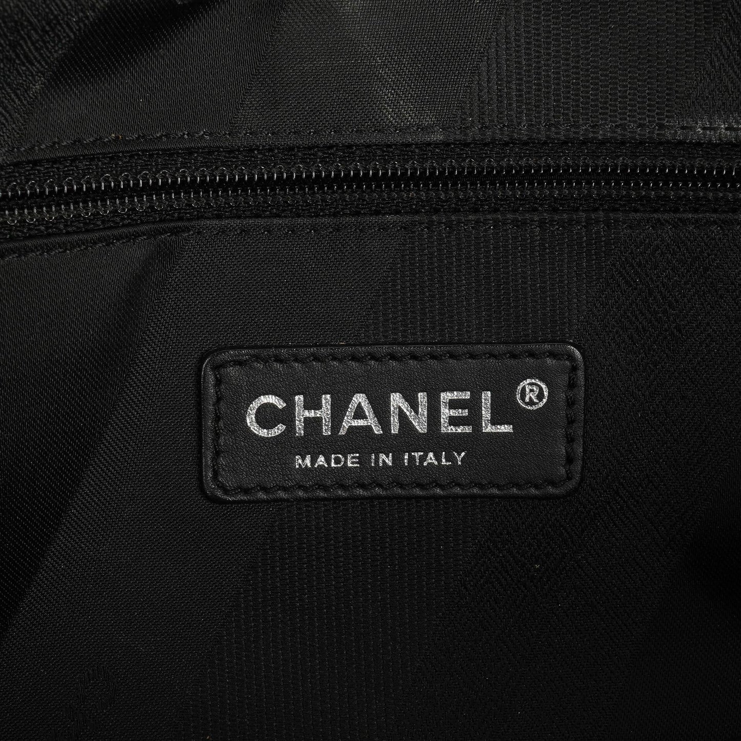 Chanel Portobello Tote Bag aus schwarzem gestepptem glasiertem Kalbsleder und Tweed