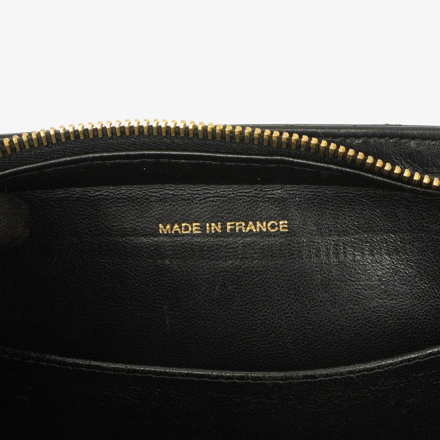 Chanel Schwarze Stepp-Lammleder Schultertasche