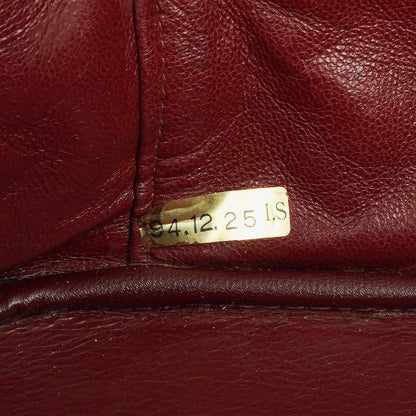 Chanel schwarzer gesteppter Kosmetikkoffer aus Leder