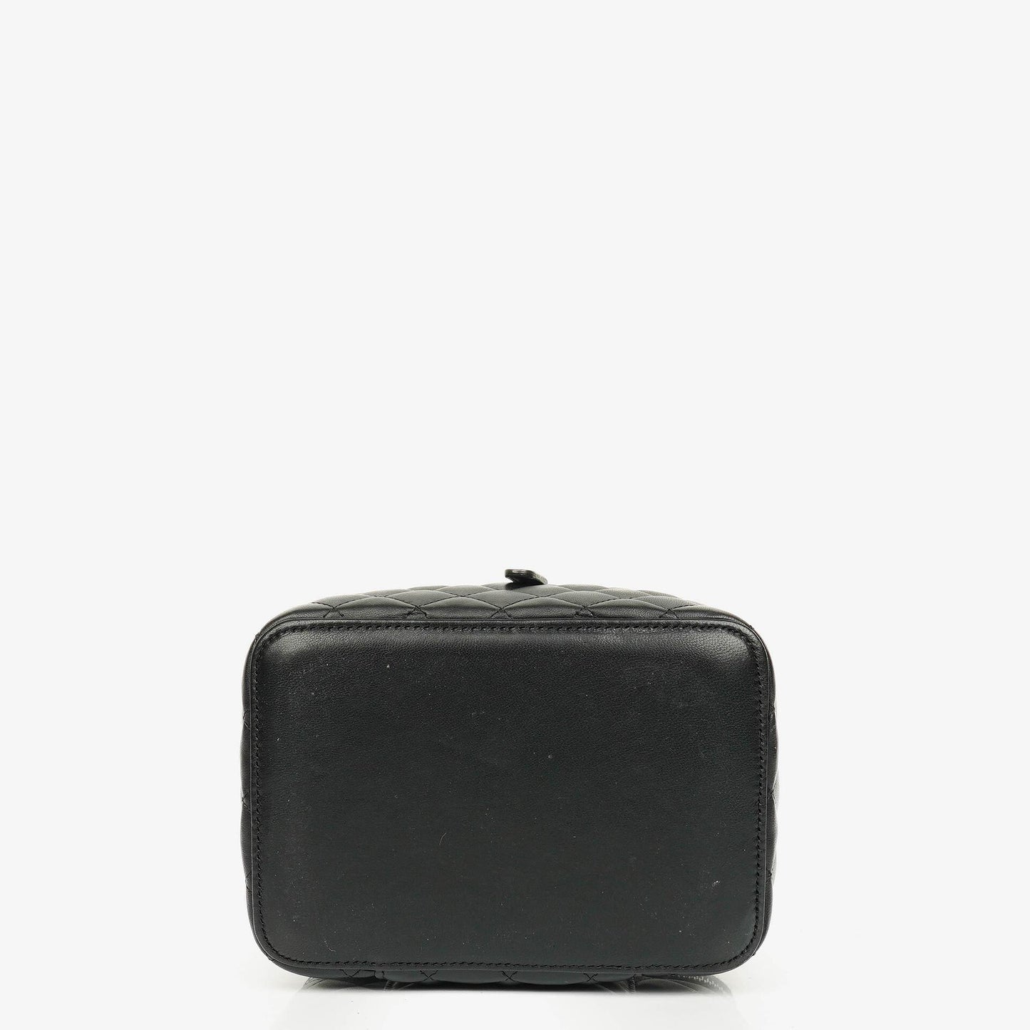 Chanel Vanity Case in Schwarz mit Steppung