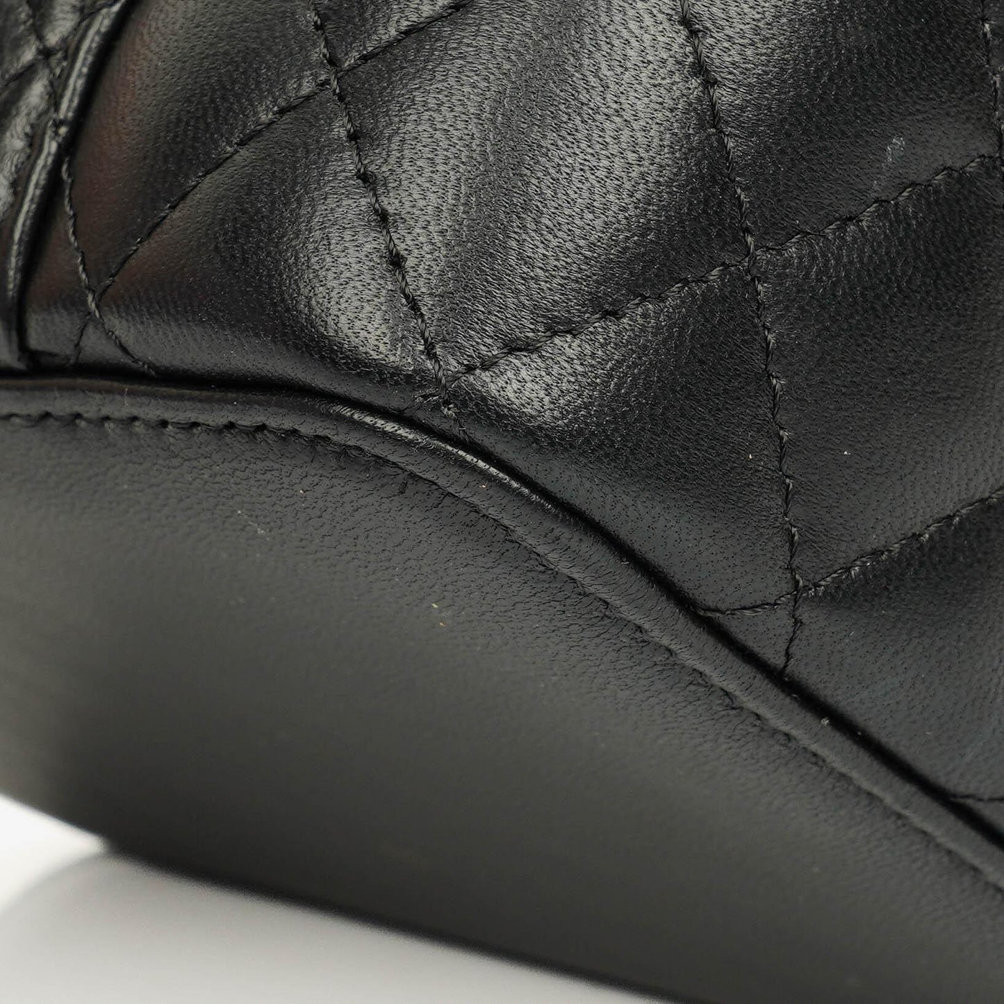 Chanel Vanity Case in Schwarz mit Steppung