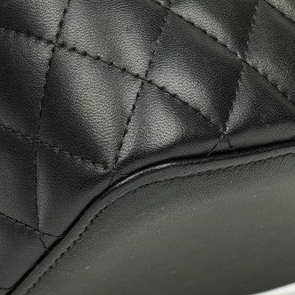 Chanel Vanity Case in Schwarz mit Steppung
