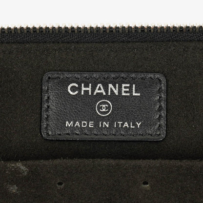 Chanel Vanity Case in Schwarz mit Steppung