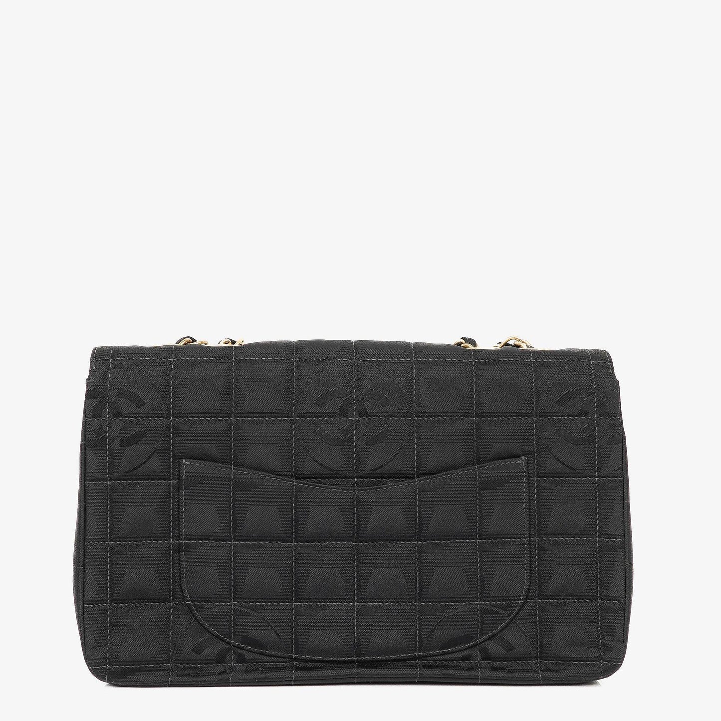 Chanel Travel Line Chocolate Bar Single Flap Tasche in Schwarz