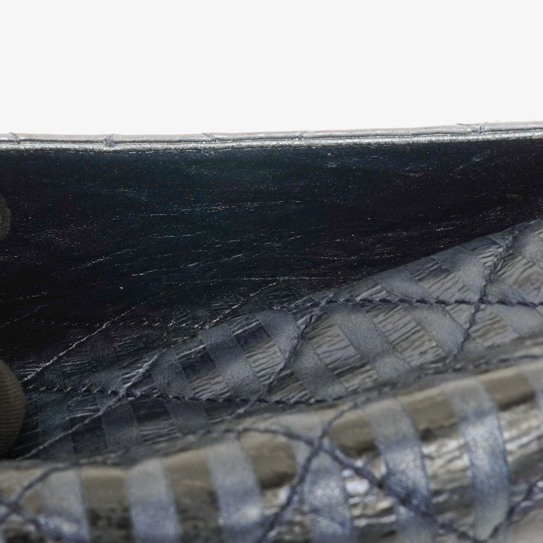 Chanel 2.55 Reissue 227 Jumbo Flap Tasche in Blau Metallic gestreiftem gestepptem Kalbsleder