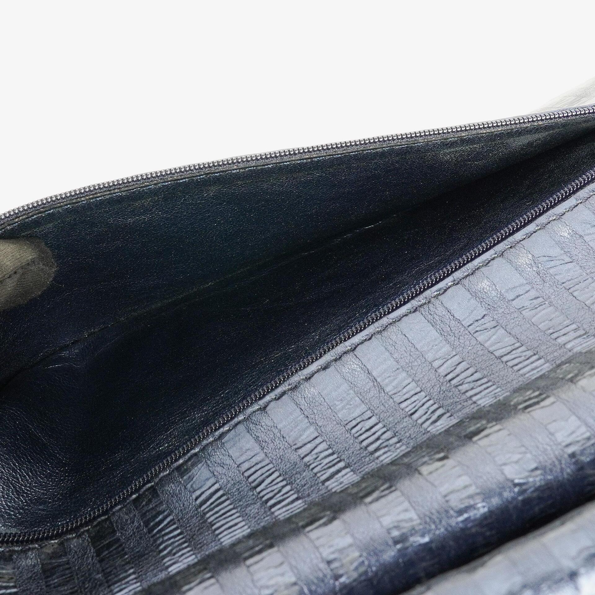 Chanel 2.55 Reissue 227 Jumbo Flap Tasche in Blau Metallic gestreiftem gestepptem Kalbsleder