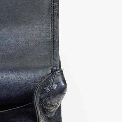 Chanel 2.55 Reissue 227 Jumbo Flap Tasche in Blau Metallic gestreiftem gestepptem Kalbsleder