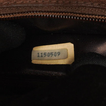 Chanel Braune Gestepptes Wildleder Quaste Klappentasche, 1989-1991