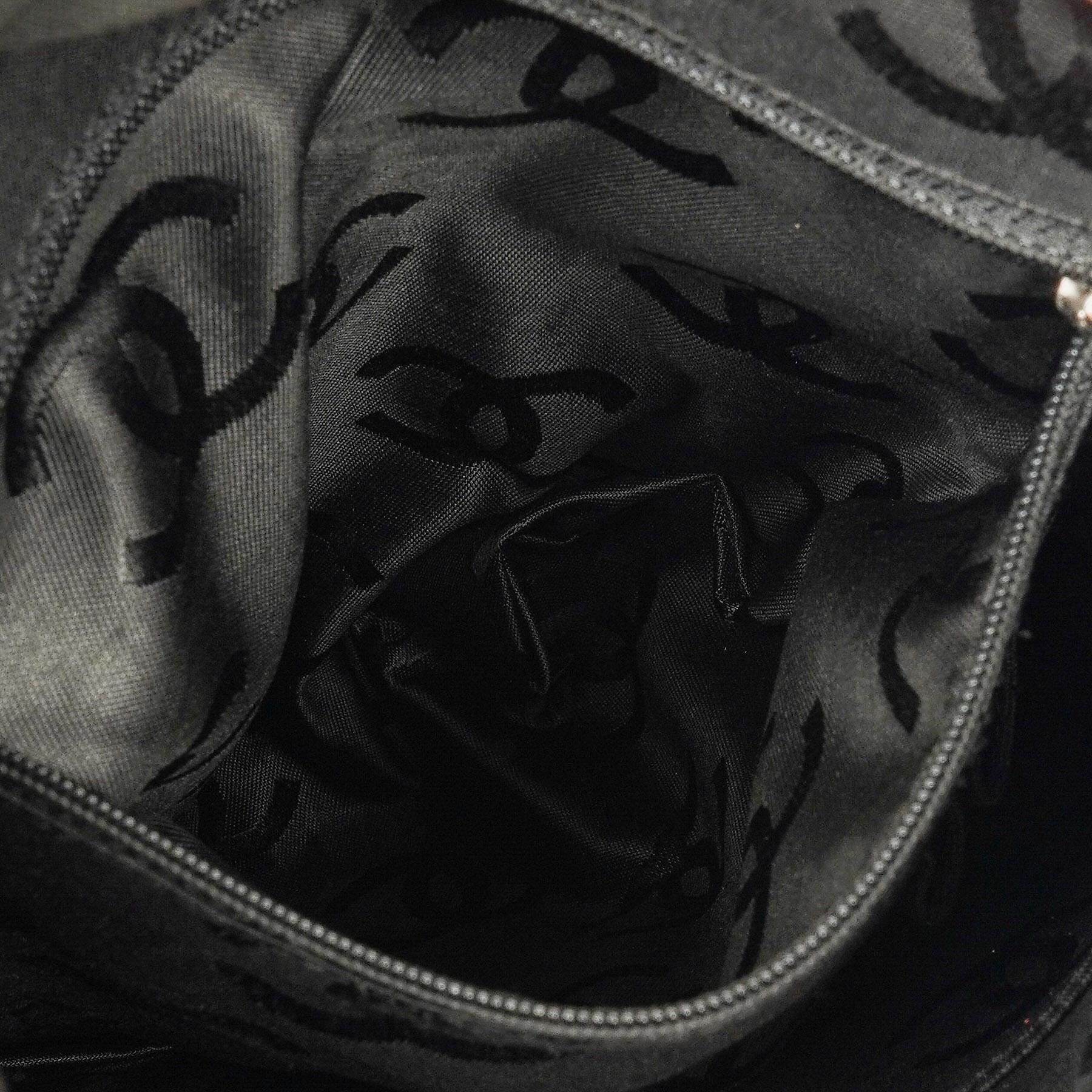 Chanel Cambon mittelgroße Messenger-Tasche aus rosa gestepptem Leder