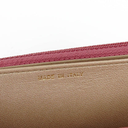 Chanel Camelia Wallet on Chain WOC aus pink geprägtem Lammleder