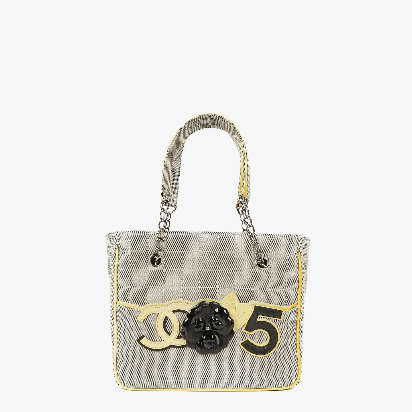 Chanel Camellia N°5 Chocolate Bar Tote Tasche