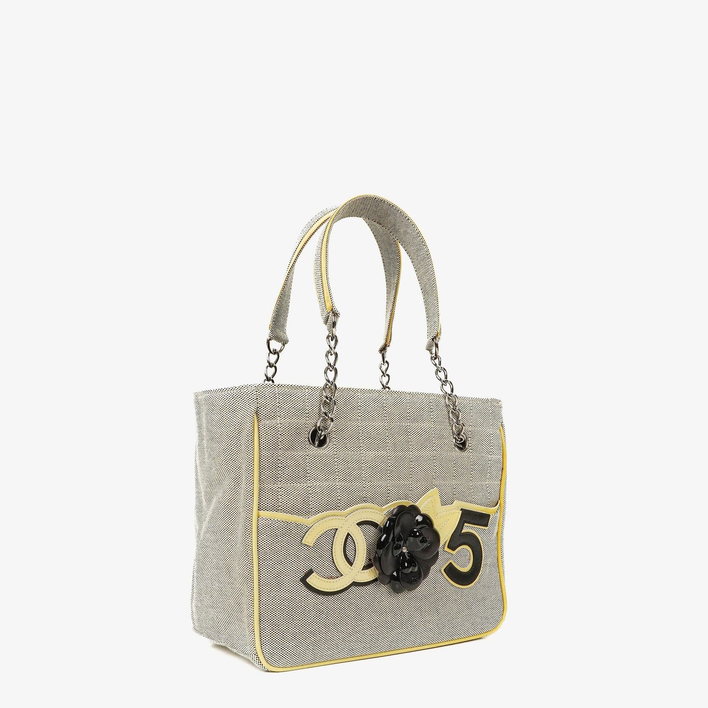 Chanel Camellia N°5 Chocolate Bar Tote Tasche