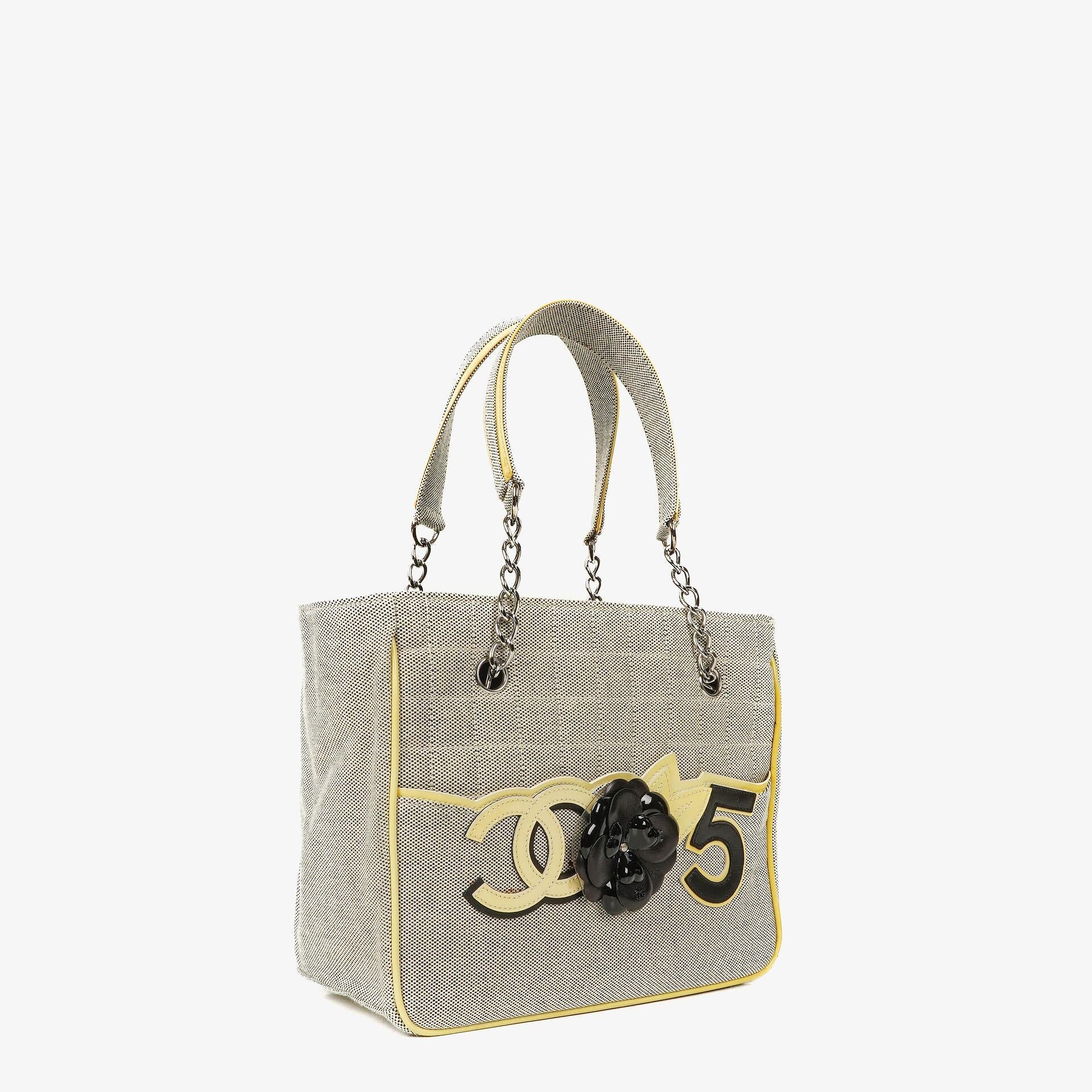 Chanel Camellia N°5 Chocolate Bar Tote Tasche