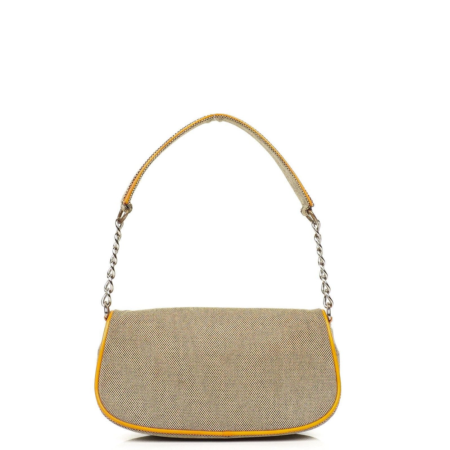 Chanel Camellia No. 5 CC Canvas Klapptasche
