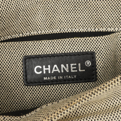 Chanel Camellia No. 5 CC Canvas Klapptasche