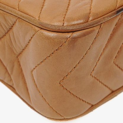 Chanel Camera Umhängetasche aus braunem Leder mit Quaste