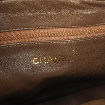 Chanel Camera Umhängetasche aus braunem Leder mit Quaste