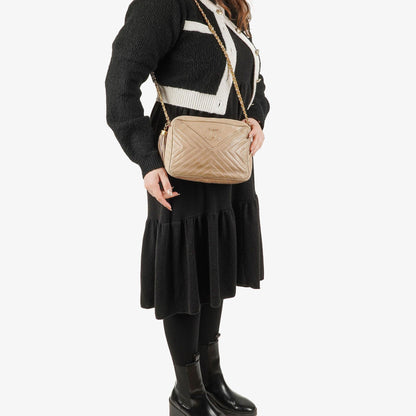 Chanel Camera Tassel Umhängetasche aus Leder