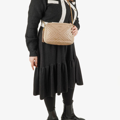 Chanel Camera Tassel Umhängetasche aus Leder