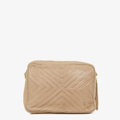 Chanel Camera Tassel Umhängetasche aus Leder
