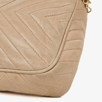 Chanel Camera Tassel Umhängetasche aus Leder