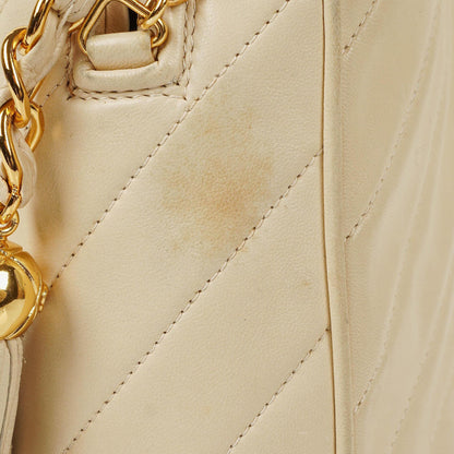 Chanel Kamera Quaste Leder Vordertasche Umhängetasche