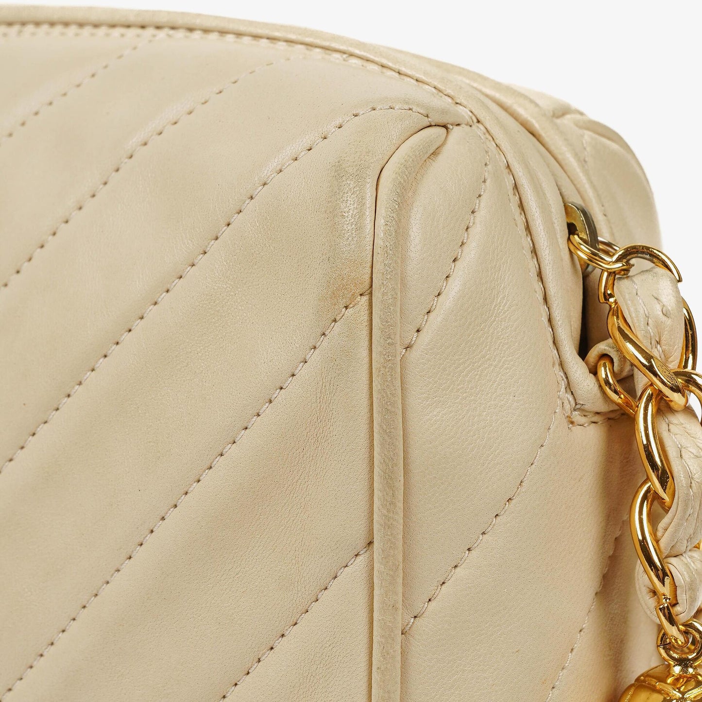 Chanel Kamera Quaste Leder Vordertasche Umhängetasche