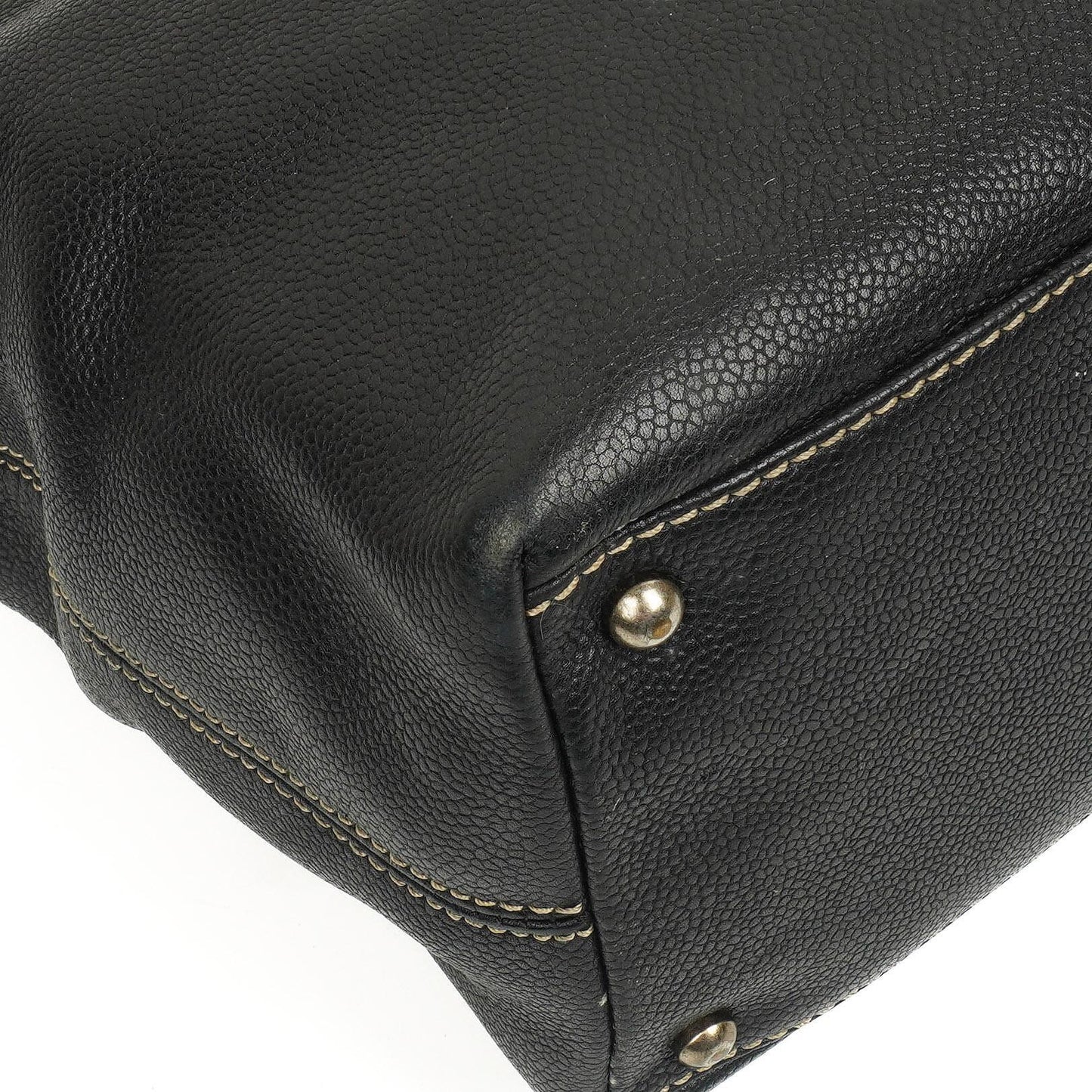 Chanel Caviar CC Schwarze Tote Tasche, 2000 - 2002