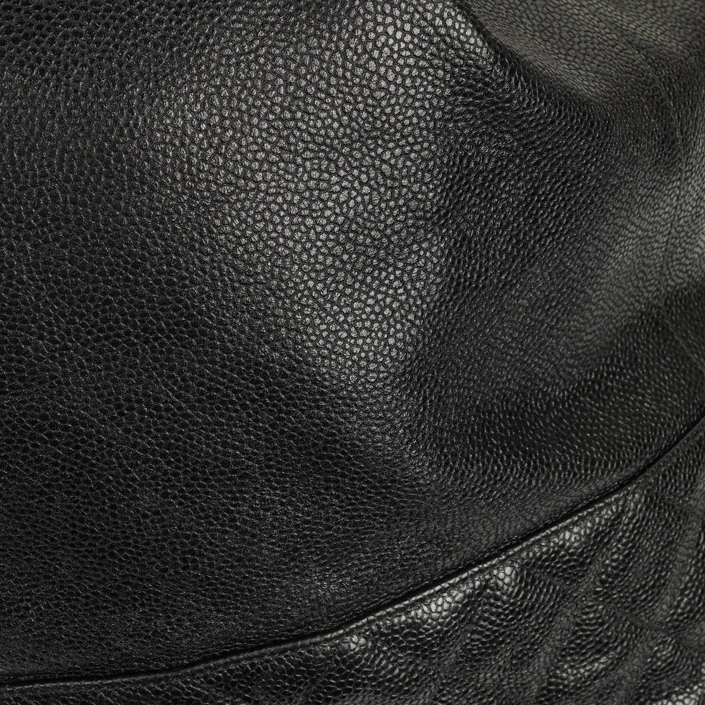 Chanel Kordelzug-Rucksack aus gestepptem Caviar