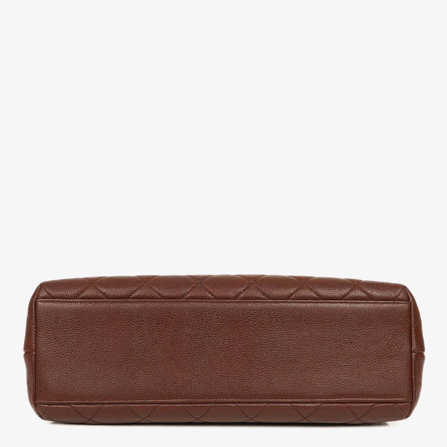CHANEL Jumbo Kelly Klappentasche aus gestepptem Caviar-Leder