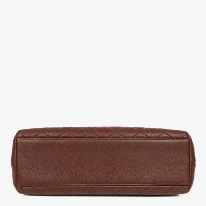 CHANEL Jumbo Kelly Klappentasche aus gestepptem Caviar-Leder