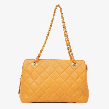 Chanel Kaviar Stepp-Leder Schultertasche