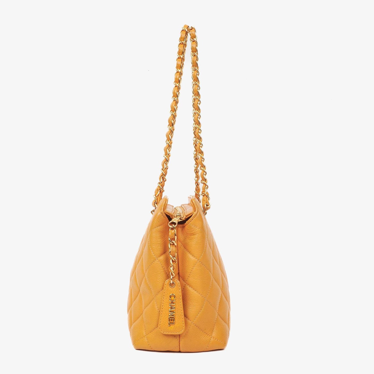 Chanel Kaviar Stepp-Leder Schultertasche