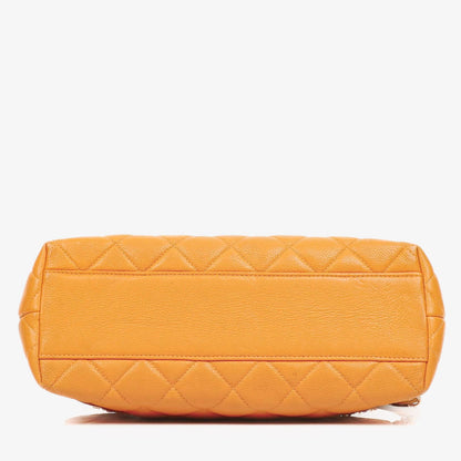 Chanel Kaviar Stepp-Leder Schultertasche