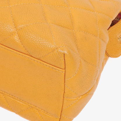 Chanel Kaviar Stepp-Leder Schultertasche
