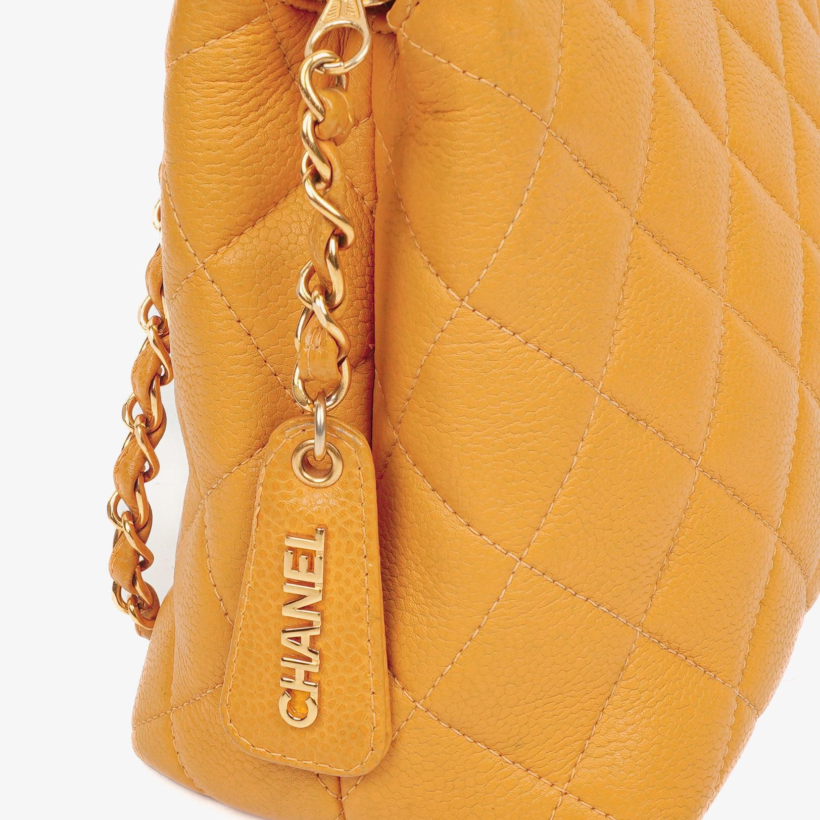 Chanel Kaviar Stepp-Leder Schultertasche