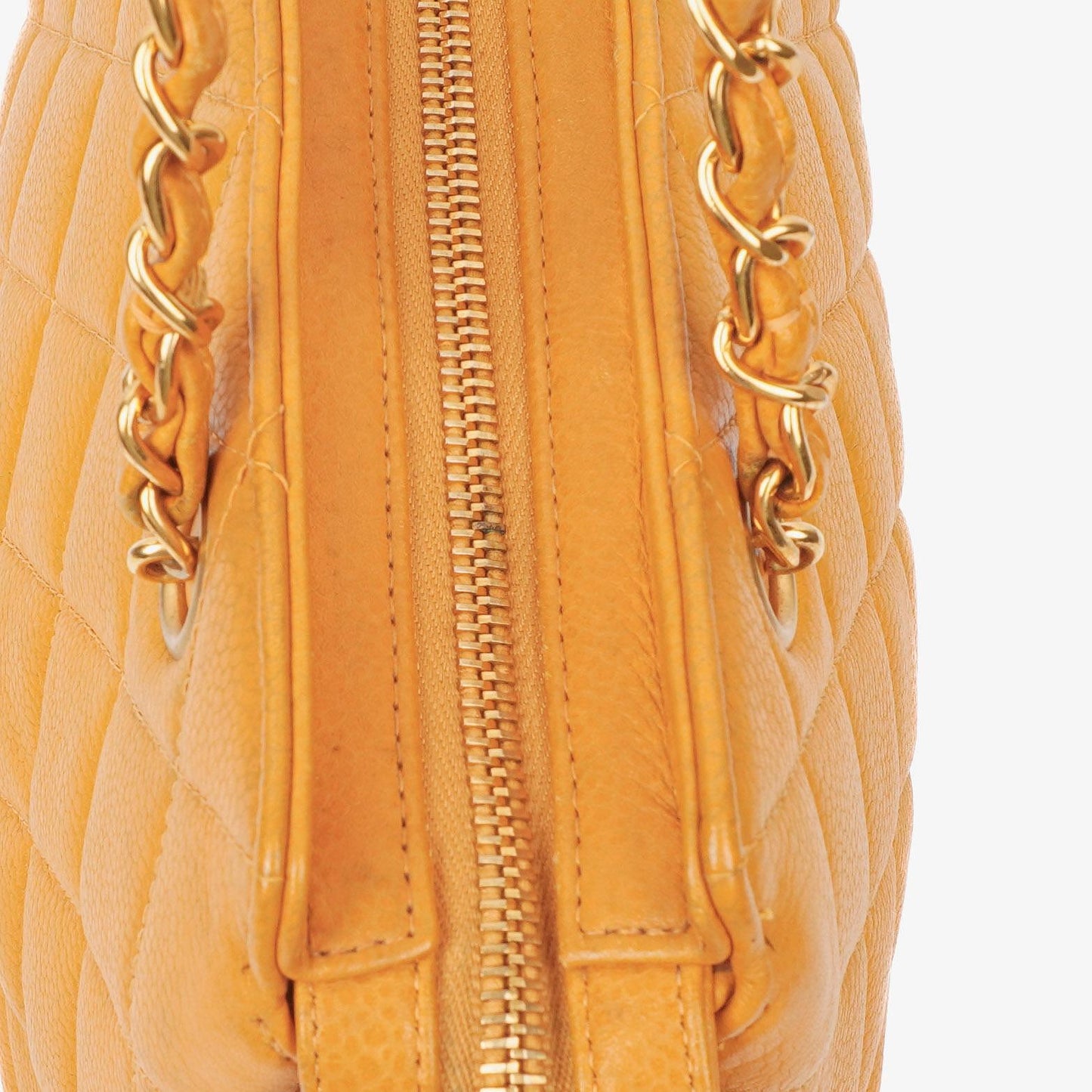 Chanel Kaviar Stepp-Leder Schultertasche