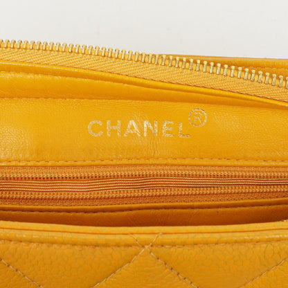 Chanel Kaviar Stepp-Leder Schultertasche