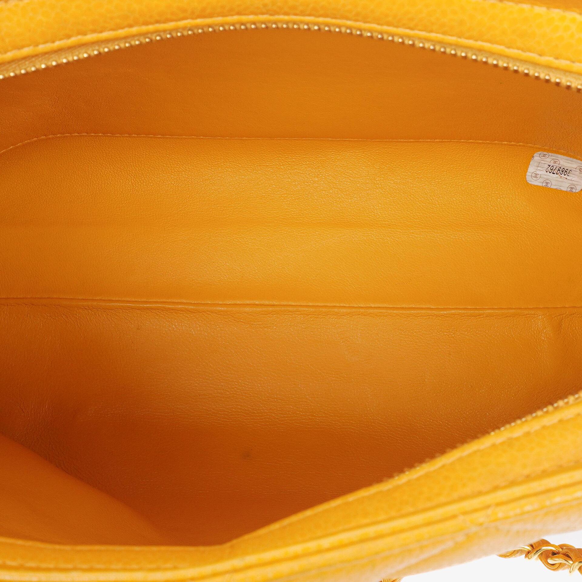 Chanel Kaviar Stepp-Leder Schultertasche