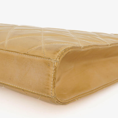 Chanel CC Maxi Logo Aktentasche Beige