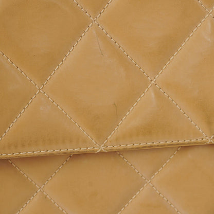 Chanel CC Maxi Logo Aktentasche Beige
