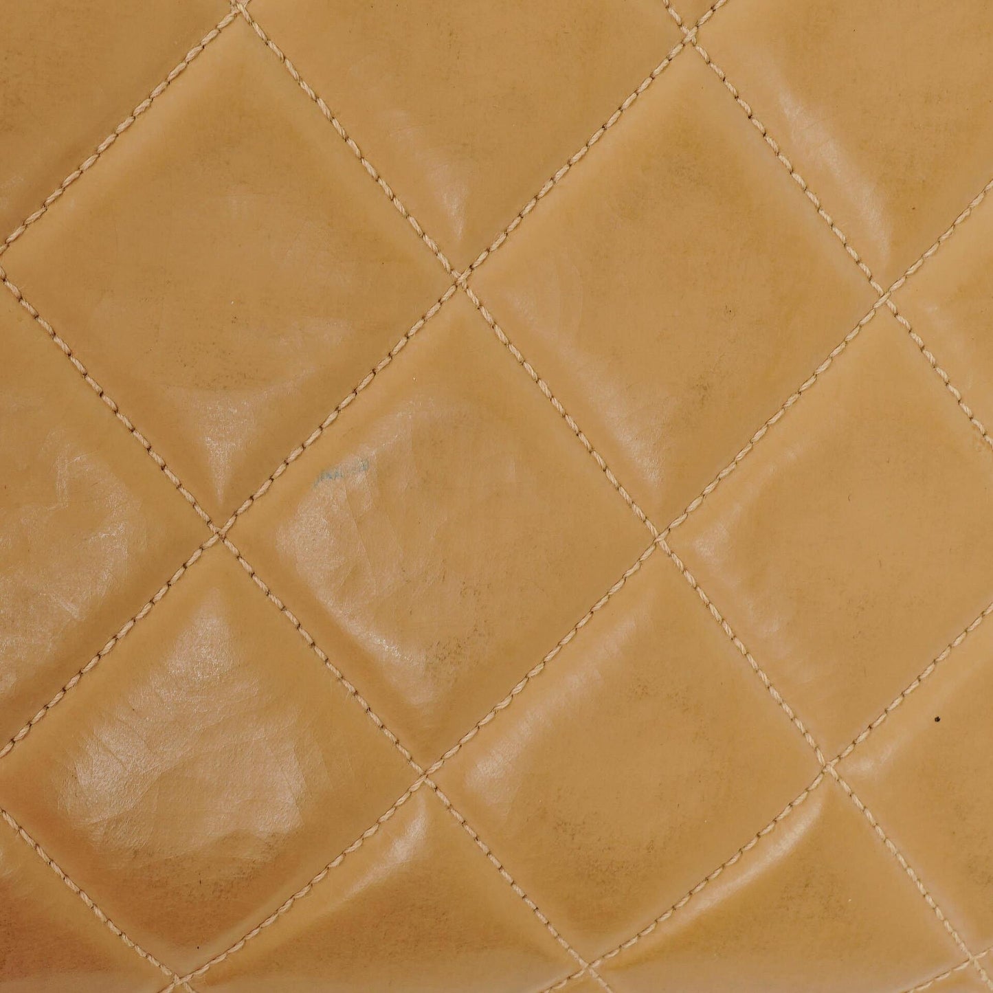 Chanel CC Maxi Logo Aktentasche Beige