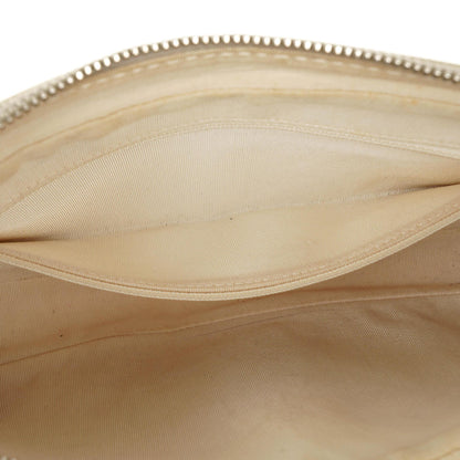 Chanel CC Timeless Schultertasche aus metallischem gestepptem Kaviarleder