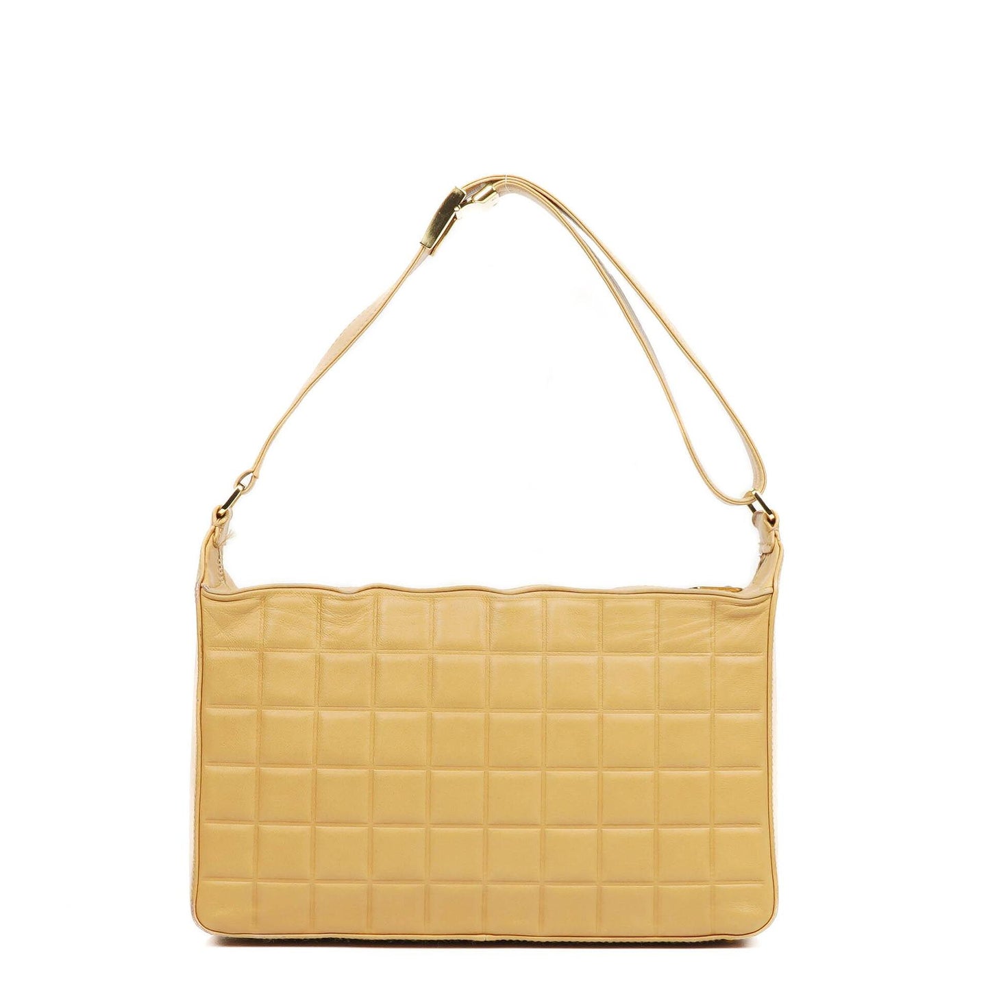 Chanel Chocolate Bar Schultertasche aus Lammleder