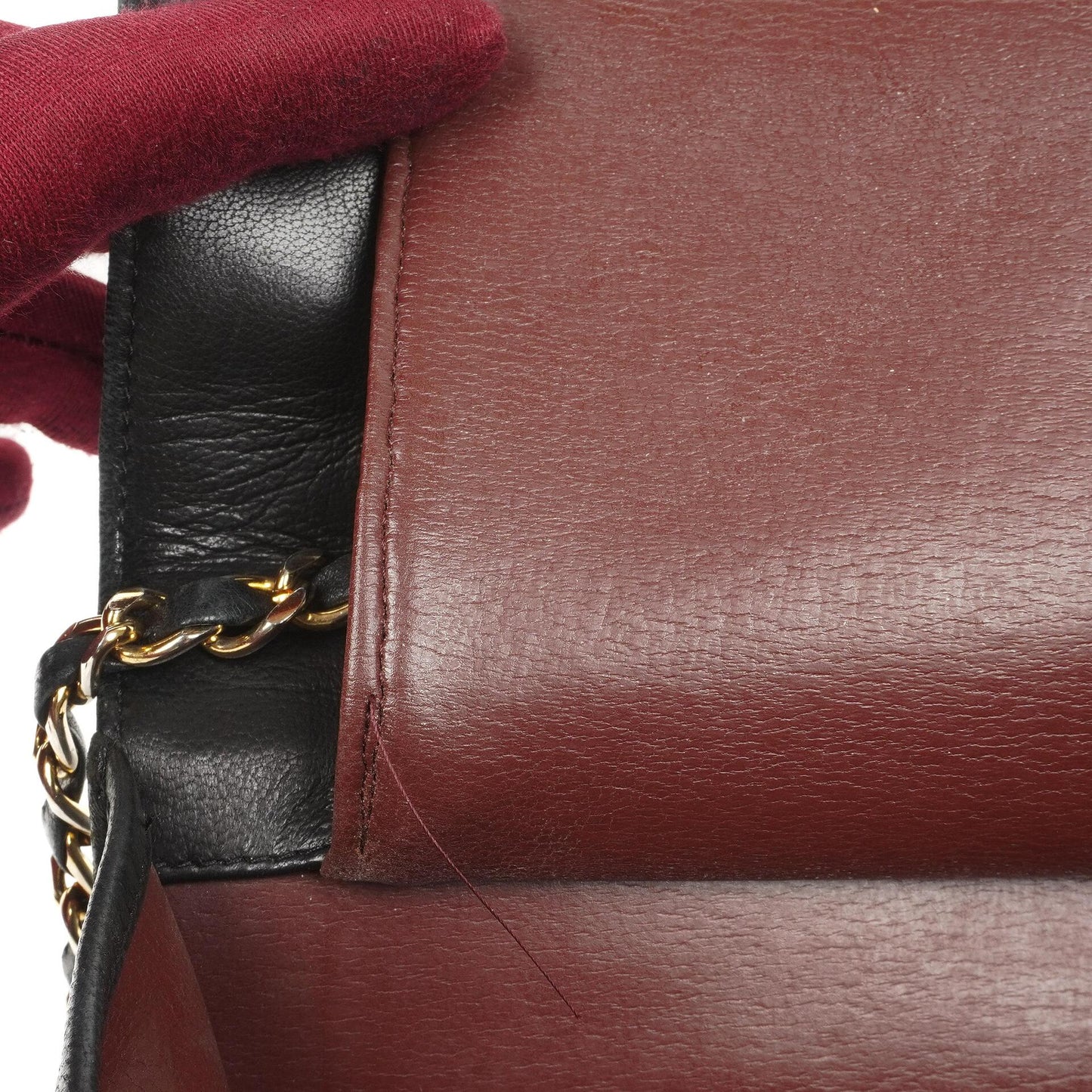 Chanel Classic schwarzes gestepptes Lammleder Full Flap Bag mit 24K goldplattierten Beschlägen